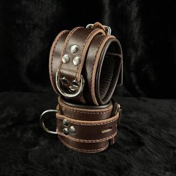 Ultimate Locking Leather Wrist + Ankle Restraints